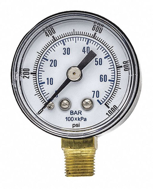 Pressure Gauge Nominal 1-1/2 Dial