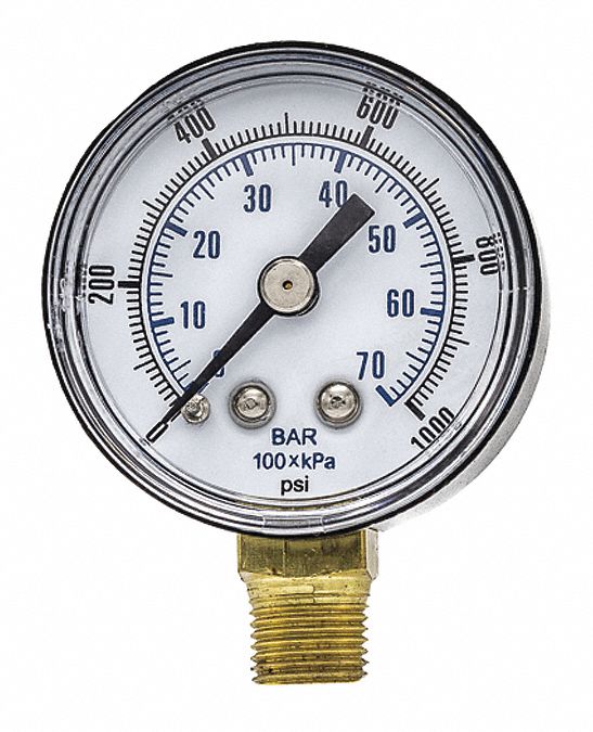 Pressure Gauge Nominal 1-1/2 Dial