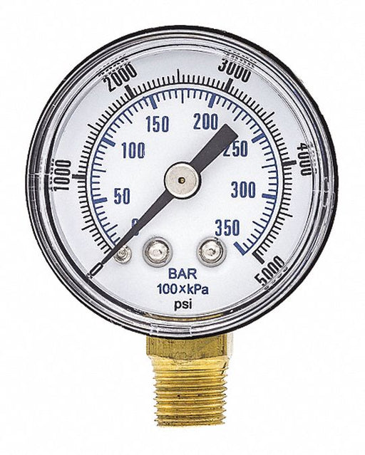 Pressure Gauge Nominal 1-1/2 Dial