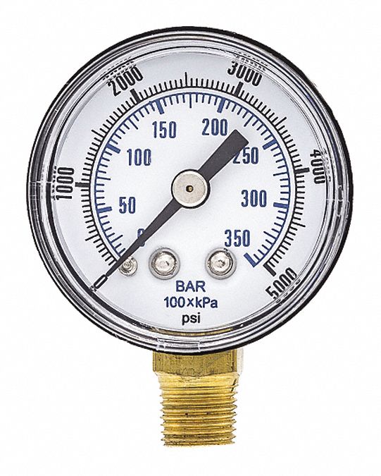Pressure Gauge Nominal 1-1/2 Dial