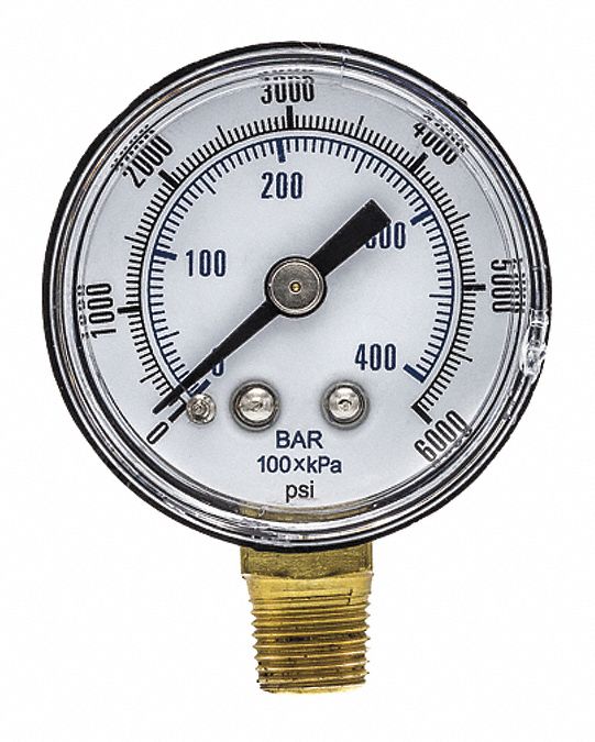 Pressure Gauge Nominal 1-1/2 Dial