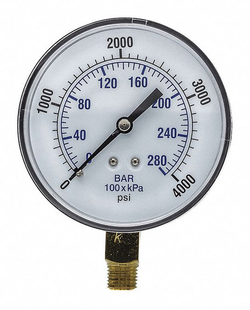 Pressure Gauge Nominal 3-1/2 Dial
