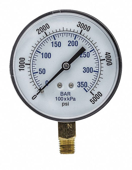Pressure Gauge Nominal 3-1/2 Dial