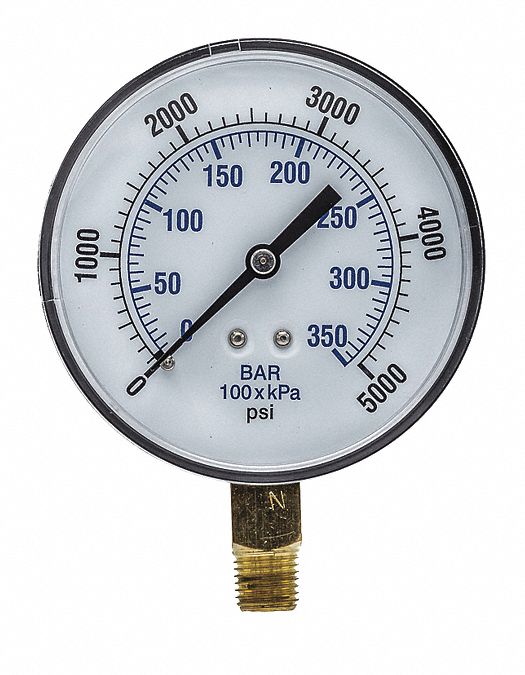 Pressure Gauge Nominal 3-1/2 Dial