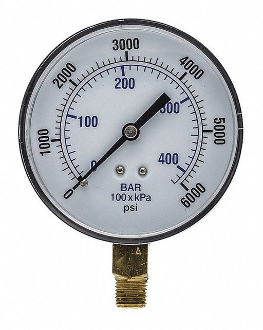 Pressure Gauge Nominal 3-1/2 Dial