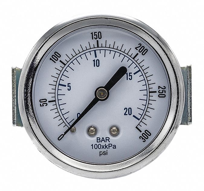 N0225 Pressure Gauge Nominal 2-1/2 Dial