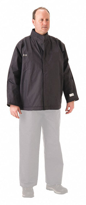 Flame Resistant Rain Jacket PU L Blue