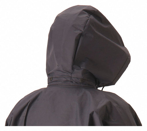 Flame Resistant Rain Hood Blue Snaps