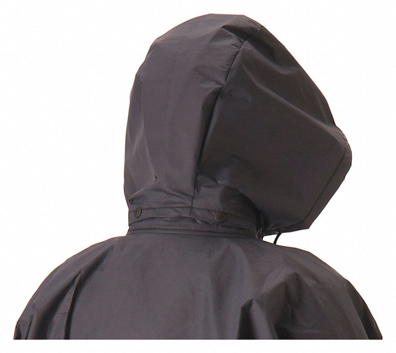 Flame Resistant Rain Hood Blue Snaps