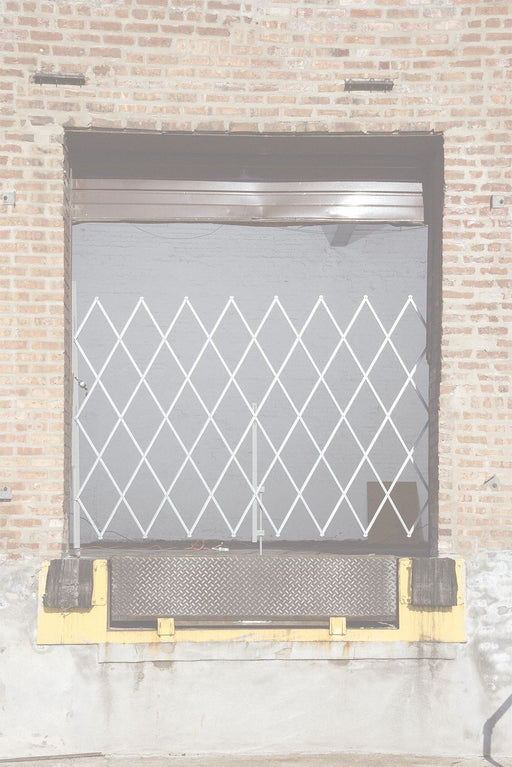 Folding Gate Gray 8 to 9 ft Opening W