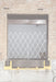 Folding Gate Gray 7 to 8 ft Opening W