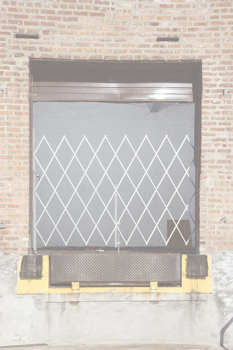 Folding Gate Gray 7 to 8 ft Opening W