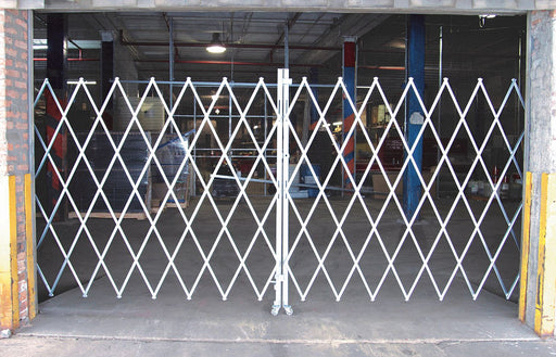 Folding Gate Gray 8 to 10 ft Opening W