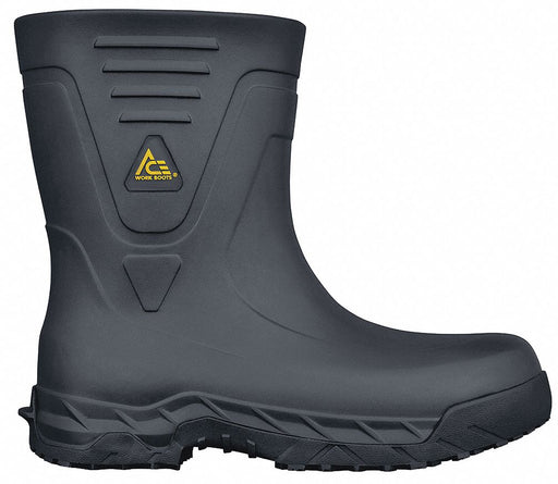 K2086 Rubber Boot Men s 9 Mid-Calf Black PR