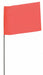 MarkingFlag Orange PVC 2-1/2inH PK100