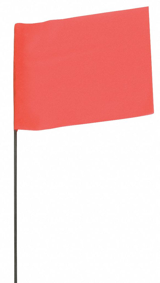 MarkingFlag Orange PVC 2-1/2inH PK100