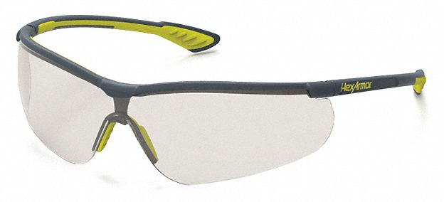 Safety Glasses Gray Frame Half-Frame