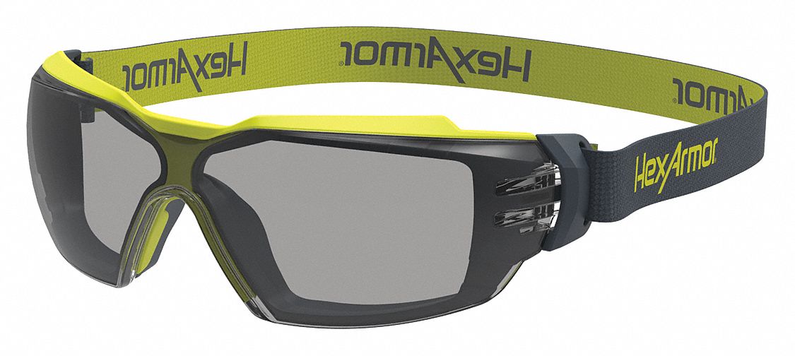 SafetyGoggles POM PP TPE Gry Wraparound