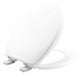 Toilet Seat Round Bowl White 14-3/8 W
