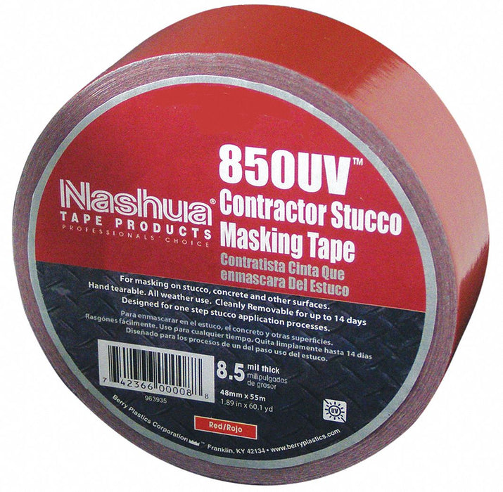Duct Tape Red 60 yd L 1-7/8 in W