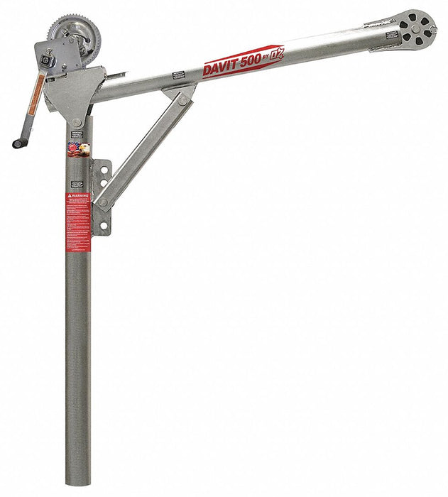 Davit Crane 500 lb 27.5in to 42in Reach