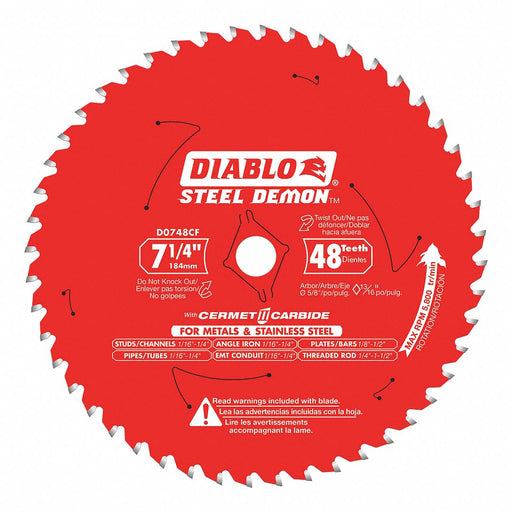 CircularSawBlade Cermet Dia 7.25 