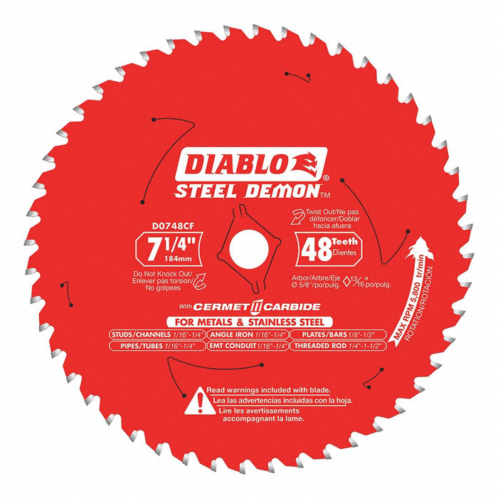 CircularSawBlade Cermet Dia 7.25 