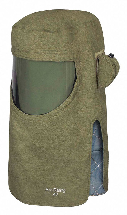 Arc Flash Hood Universal Size Green