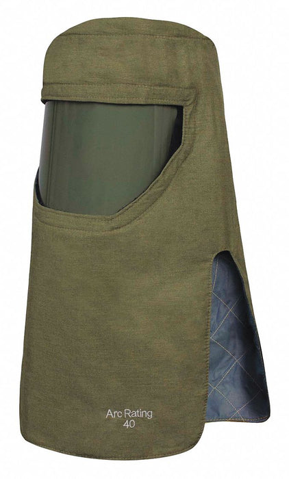Arc Flash Hood Universal Size Green