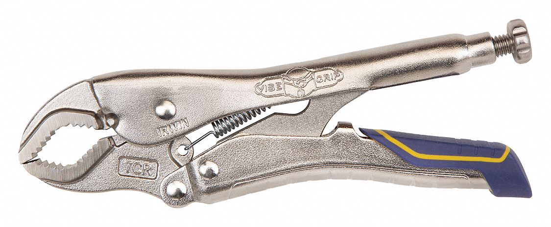 Locking Plier 7 L Steel 1-3/16 L Jaw