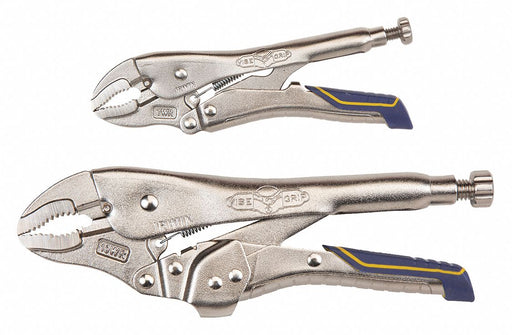Locking Pliers Set 2 pcs. 3/8 W Jaw