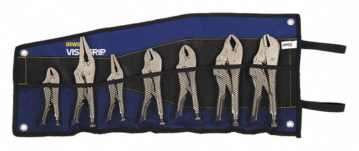 Locking Pliers Set 7 pcs. 3/8 W Jaw