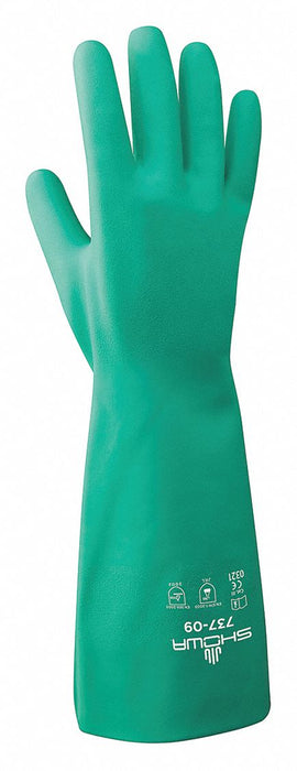 K2138 ChemResistantGloves Grn Gauntlet M 8 PR