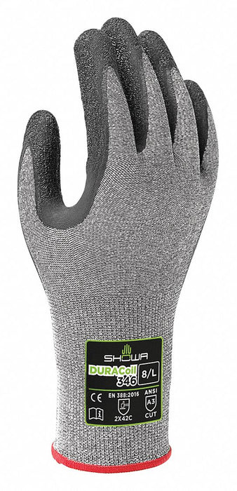 Coated Gloves Gray L PR