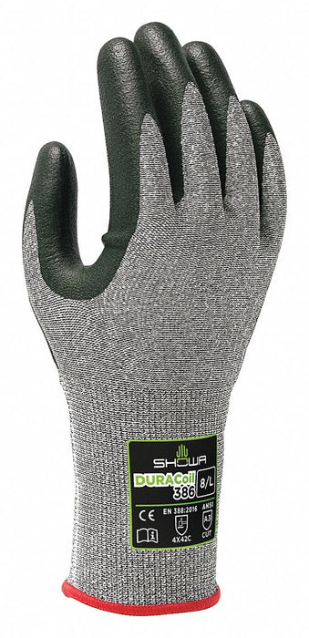 Coated Gloves Gray M PR