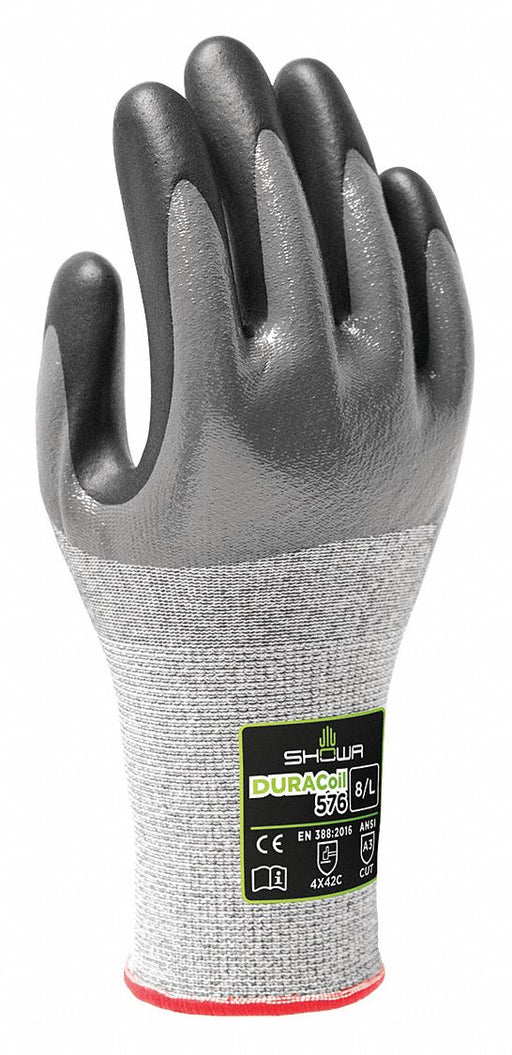 Coated Gloves Black/Gray XL PR