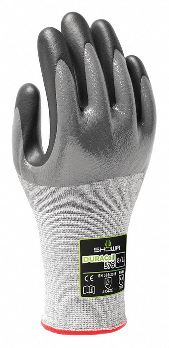 Coated Gloves Black/Gray S PR