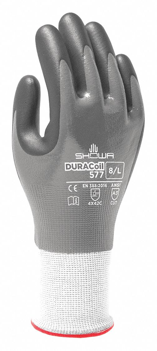 VF Coated Gloves Gry M 54ZU38 PR
