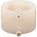 Coupling Body White Straight