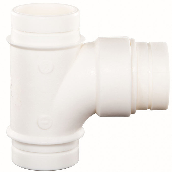 Tee Pipe Fitting White Tee