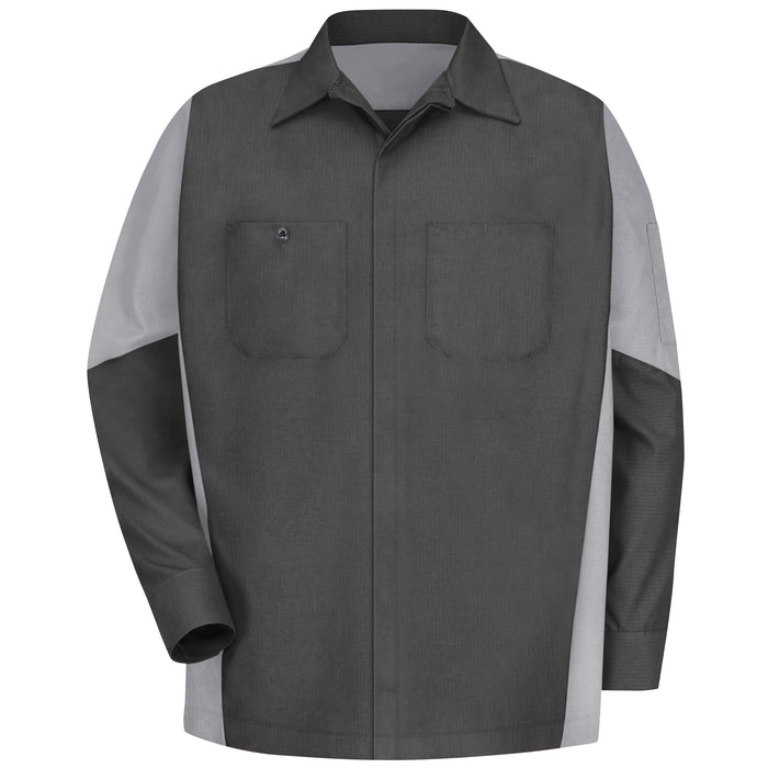 Men's Long Sleeve Two-Tone Crew Shirt