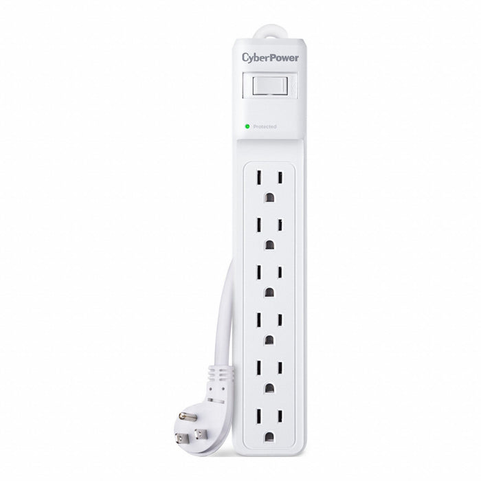 OutletStrip White 9-23/32in 6Outlets