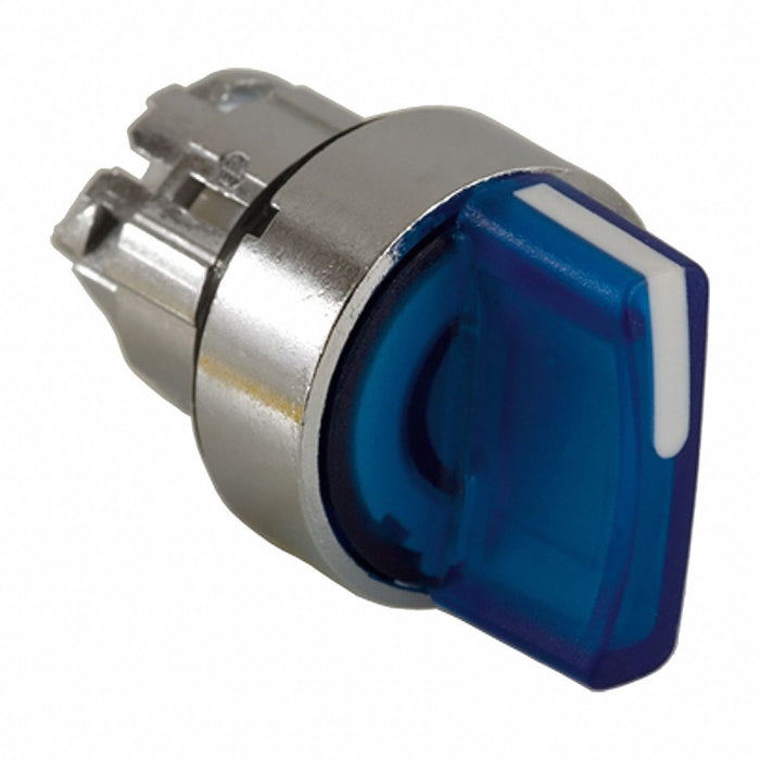 ShortHandSelectSwtch Illum Blu 3Pos 22mm