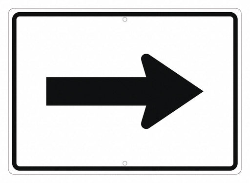 Auxiliary Arrow Right Sign