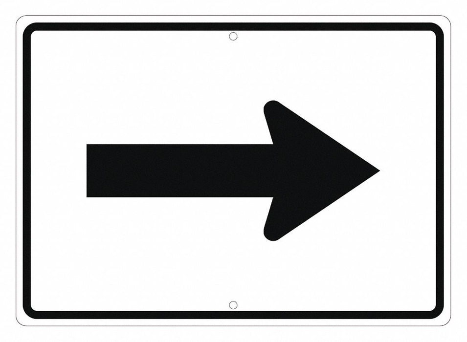 Auxiliary Arrow Right Sign