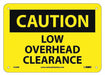 Caution Low Overhead Clearance Sign