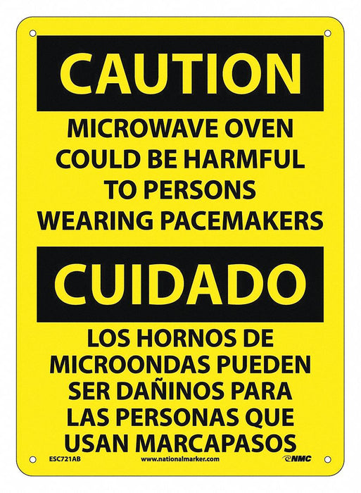 Caution Microwave Oven Harmful Sign Bili