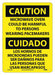 Caution Microwave Oven Harmful Sign Bili