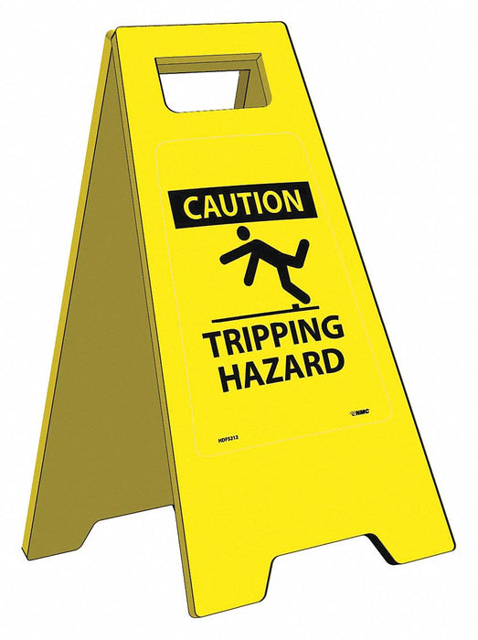 Caution Tripping Hazard Heavy Duty Floor