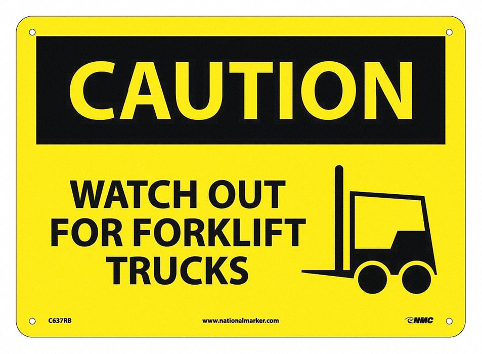 Caution Watch Out For Forklift Trucks Si
